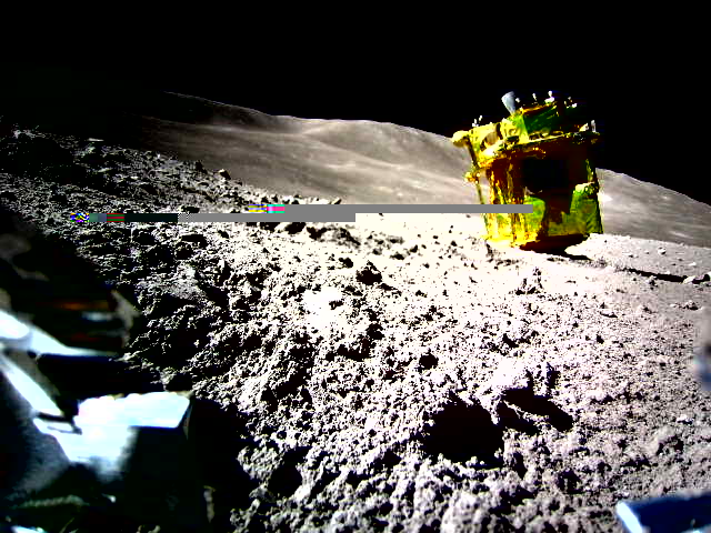 Japan's SLIM spacecraft landed on the moon upside down.