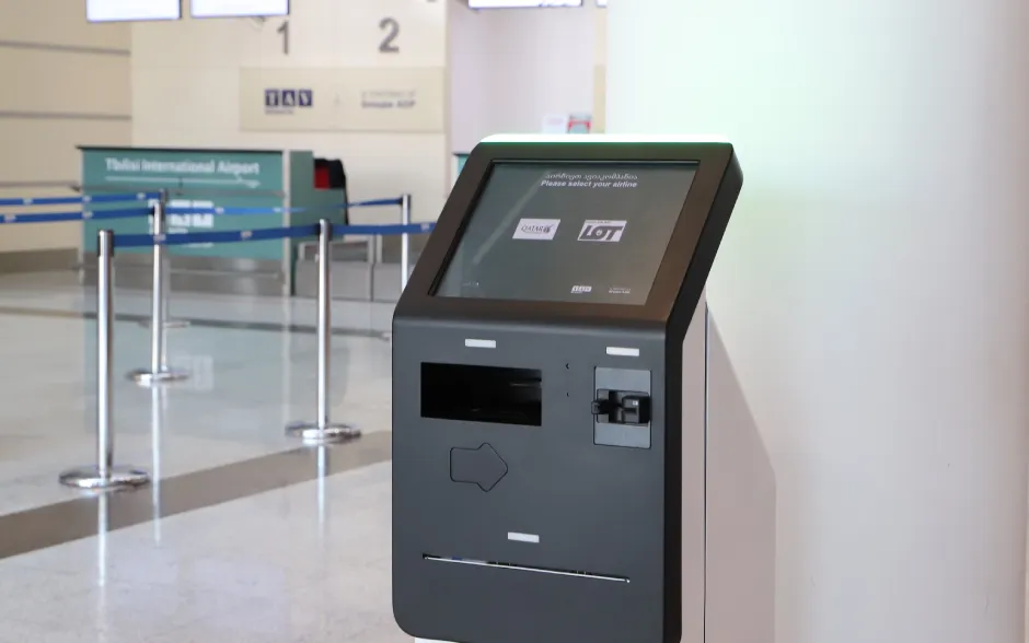 Self Check In Kiosks Have Been Deployed At Tbilisi International Airport